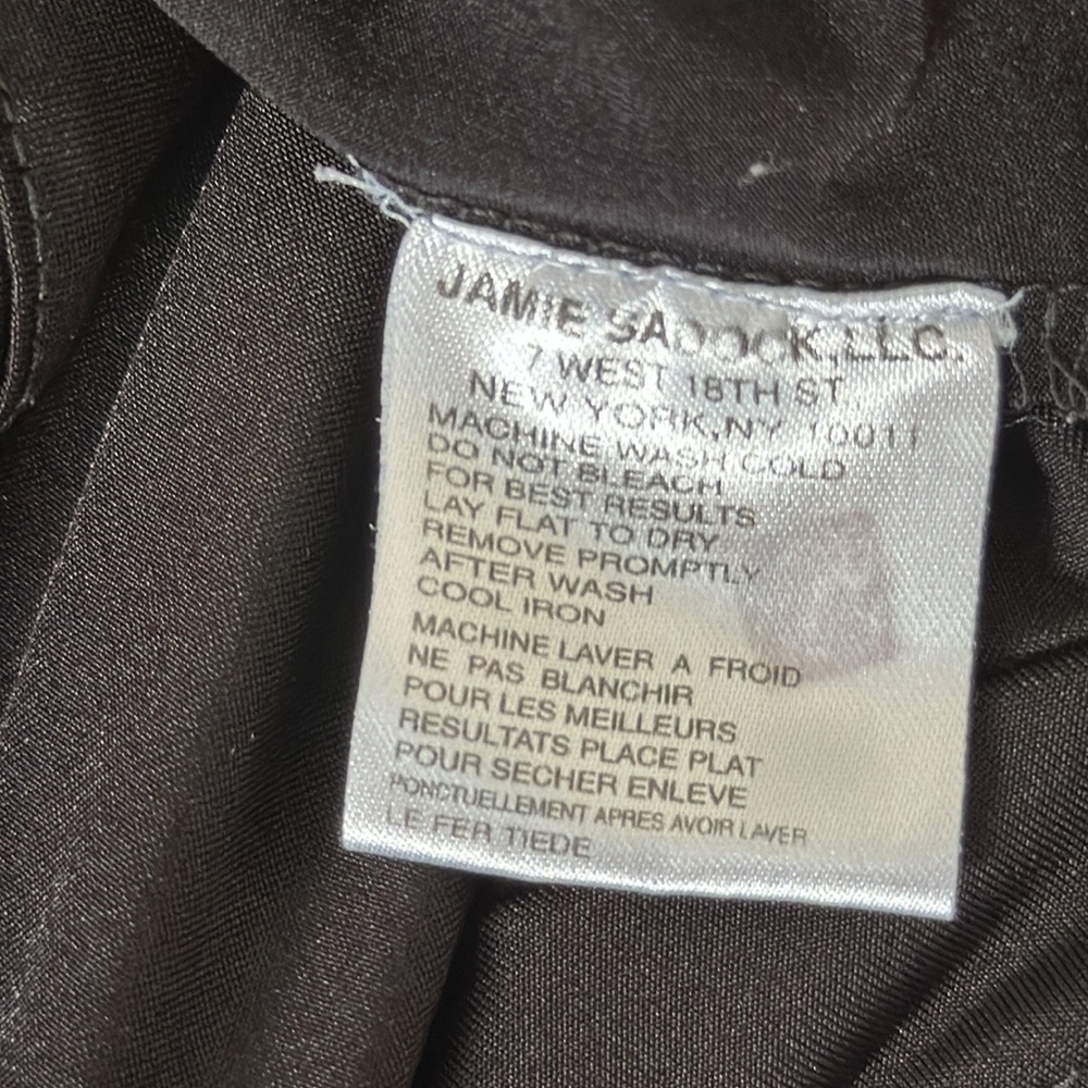 Jamie Sadock Women's Mock Neck Black Cap Sleeve Golf Top Size S - Picture 6 of 8